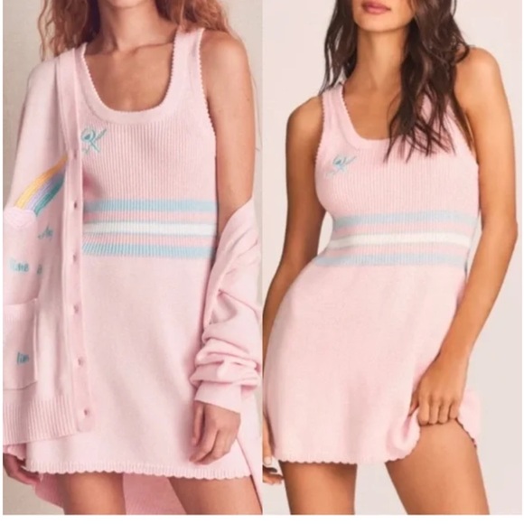 Loveshackfancy NWT Jura Cardigan in Pink Sands xs - Picture 3 of 12